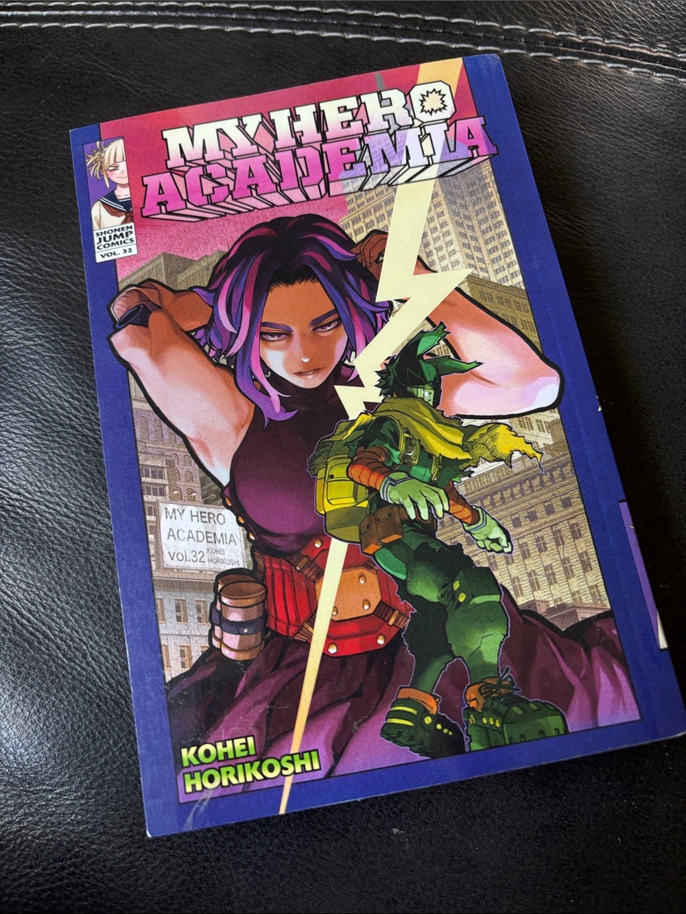 My Hero Academia Volume 32 Manga — Purple & Green Cover
